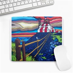 Cape Bonavista Lighthouse Large Mouse Pad (rectangle)