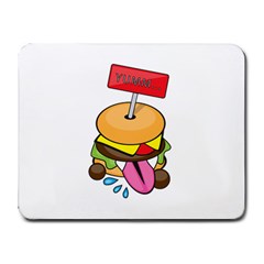 BurgerYUMM Small Mouse Pad (Rectangle)