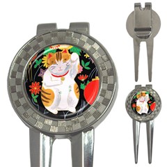 Maneki Neko Golf Pitchfork & Ball Marker