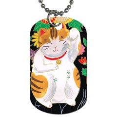 Maneki Neko Dog Tag (one Sided)