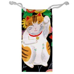 Maneki Neko Jewelry Bag by TabbyCatStudios