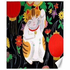 Maneki Neko Canvas 8  x 10  (Unframed)