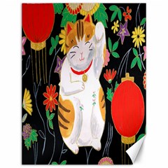 Maneki Neko Canvas 12  X 16  (unframed) by TabbyCatStudios