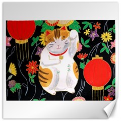 Maneki Neko Canvas 20  X 20  (unframed) by TabbyCatStudios