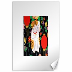 Maneki Neko Canvas 24  X 36  (unframed) by TabbyCatStudios