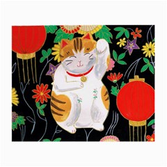 Maneki Neko Glasses Cloth (small, Two Sided)