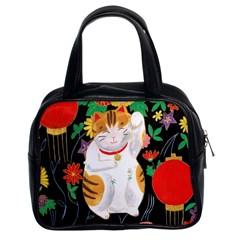 Maneki Neko Classic Handbag (Two Sides)