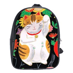 Maneki Neko School Bag (Large)