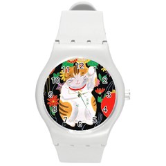 Maneki Neko Plastic Sport Watch (Medium)