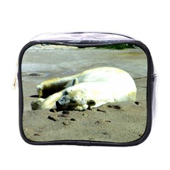 Polar Bear Mini Travel Toiletry Bag (one Side) by MaxsGiftBox