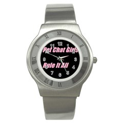 Petchatgirlsrule2 Stainless Steel Watch (unisex)