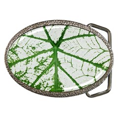 Leaf Patterns Belt Buckle (oval)