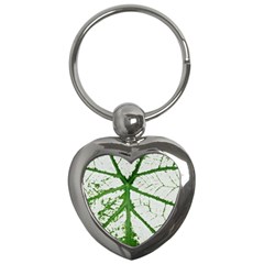 Leaf Patterns Key Chain (heart) by natureinmalaysia