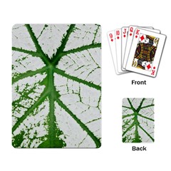 Leaf Patterns Playing Cards Single Design by natureinmalaysia