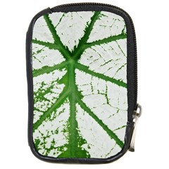 Leaf Patterns Compact Camera Leather Case by natureinmalaysia