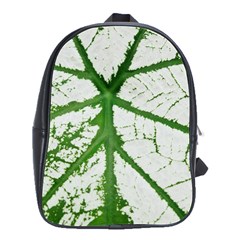 Leaf Patterns School Bag (large) by natureinmalaysia