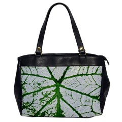 Leaf Patterns Oversize Office Handbag (one Side) by natureinmalaysia