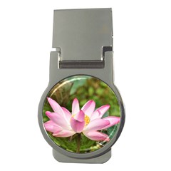 A Pink Lotus Money Clip (round) by natureinmalaysia