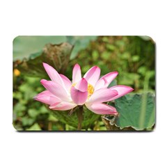 A Pink Lotus Small Door Mat by natureinmalaysia