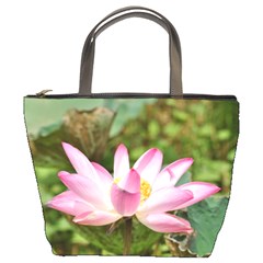 A Pink Lotus Bucket Bag by natureinmalaysia