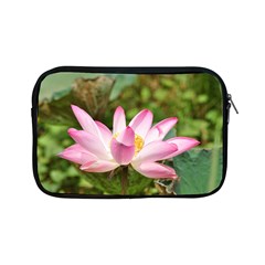 A Pink Lotus Apple Ipad Mini Zipper Case by natureinmalaysia