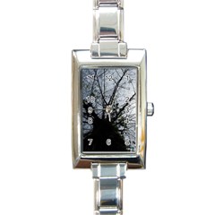 An Old Tree Rectangular Italian Charm Watch by natureinmalaysia