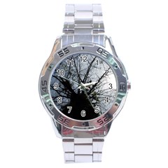 An Old Tree Stainless Steel Watch (men s) by natureinmalaysia