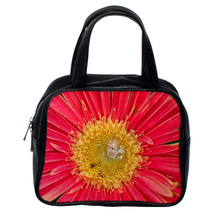 A Red Flower Classic Handbag (One Side)