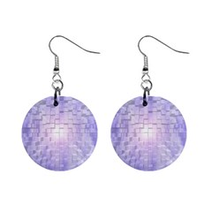 Purple Cubic Typography Mini Button Earrings by TheZiNES