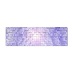 Purple Cubic Typography Bumper Sticker 100 Pack by TheZiNES