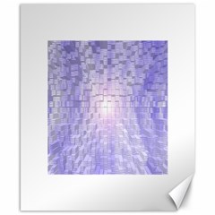 Purple Cubic Typography Canvas 8  X 10  (unframed) by TheZiNES