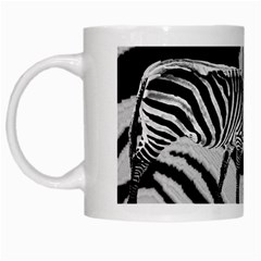 Zebra On Mug White Coffee Mug by designsbyvee