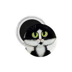 Tuxedo Cat 1 75  Magnet by AmyLynBihrle