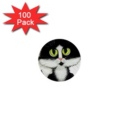 Tuxedo Cat 1  Mini Button (100 Pack)  by AmyLynBihrle