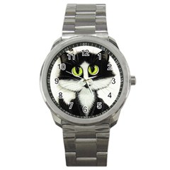 Curiouskitties414 Sport Metal Watch by AmyLynBihrle