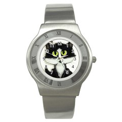 Curiouskitties414 Stainless Steel Watch (unisex)