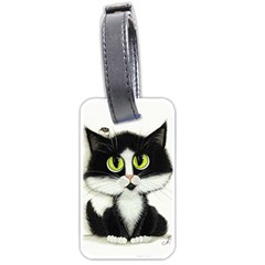 Curiouskitties414 Luggage Tag (one Side) by AmyLynBihrle