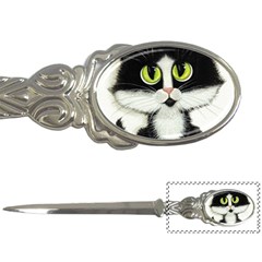 Tuxedo Cat By Bihrle Letter Opener by AmyLynBihrle