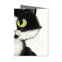 Tuxedo Cat By Bihrle Mini Greeting Card (8 Pack) by AmyLynBihrle