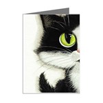 Tuxedo Cat by BiHrLe Mini Greeting Card (8 Pack) Right