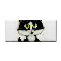 Tuxedo Cat By Bihrle Hand Towel by AmyLynBihrle