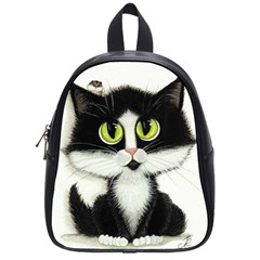 Tuxedo Cat By Bihrle School Bag (small) by AmyLynBihrle