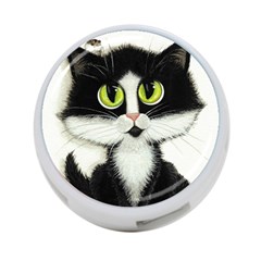 Tuxedo Cat By Bihrle 4-port Usb Hub (one Side) by AmyLynBihrle