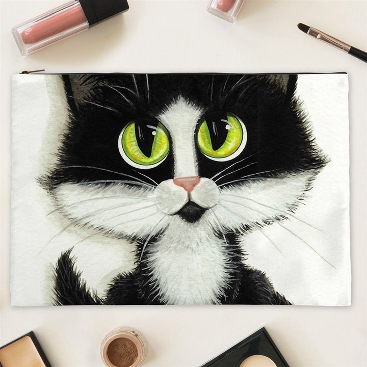 Tuxedo Cat by BiHrLe Cosmetic Bag (XXL)