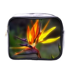 Bird Of Paradise Mini Travel Toiletry Bag (one Side) by designsbyvee