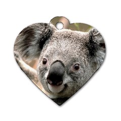 Koala Dog Tag Heart (one Sided)  by vipahi