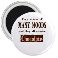 Choclate 3  Button Magnet