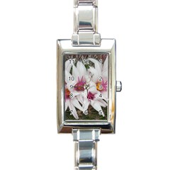 Bloom Cactus  Rectangular Italian Charm Watch by ADIStyle