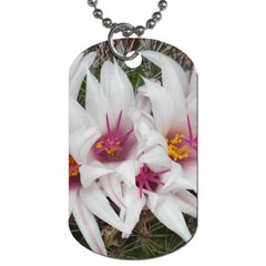 Bloom Cactus  Dog Tag (one Sided) by ADIStyle