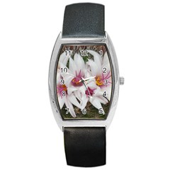 Bloom Cactus  Tonneau Leather Watch by ADIStyle